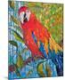 Marvelous Macaw-null-Mounted Art Print