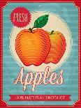 Vintage Styled Fresh Apples-Marvid-Framed Art Print