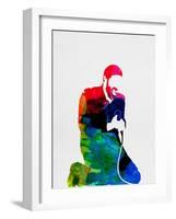 Marvin Gaye Watercolor-Lana Feldman-Framed Art Print