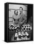 Marvin Sands and His Wife Marilyn with their Wine. Ceo of Canandaigua Industries. Canandaigua, Ny-null-Framed Stretched Canvas