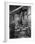 Marvin Sands and His Wife Operating their Own Laboratory for Wine Making-null-Framed Photographic Print