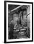 Marvin Sands and His Wife Operating their Own Laboratory for Wine Making-null-Framed Photographic Print