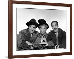 Marx Brothers - Chico Marx, Harpo Marx, Groucho Marx-null-Framed Photo