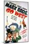 Marx Brothers Go West, 1940 "Go West" Directed by Edward Buzzell-null-Mounted Premium Giclee Print