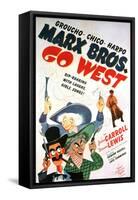 Marx Brothers Go West, 1940 "Go West" Directed by Edward Buzzell-null-Framed Stretched Canvas