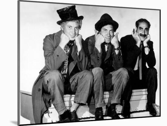 Marx Brothers - Harpo Marx, Chico Marx, Groucho Marx-null-Mounted Photo
