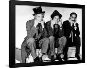 Marx Brothers - Harpo Marx, Chico Marx, Groucho Marx-null-Framed Photo