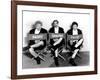 Marx Brothers - Harpo Marx, Groucho Marx, Chico Marx on the Set of Night at the Opera, 1935-null-Framed Photo