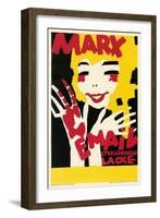 Marx Email Lacquer Poster-null-Framed Art Print