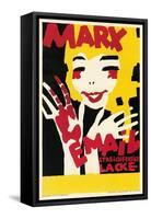 Marx Email Lacquer Poster-null-Framed Stretched Canvas
