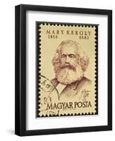 Marx Stamp-marzolino-Framed Art Print