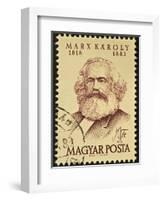 Marx Stamp-marzolino-Framed Art Print