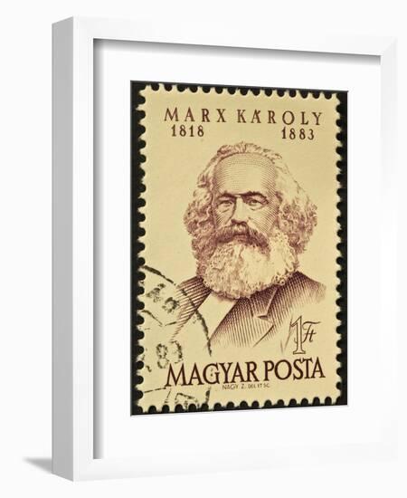 Marx Stamp-marzolino-Framed Art Print