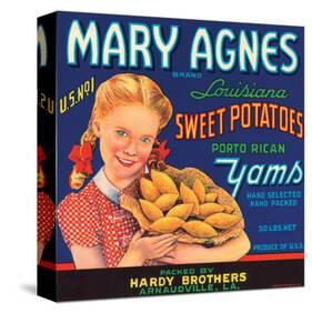 Mary Agnes Brand Louisiana Sweet Potatoes, Porto Rican Yams-null-Stretched Canvas