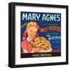 Mary Agnes Brand Louisiana Sweet Potatoes, Porto Rican Yams-null-Framed Art Print