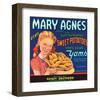 Mary Agnes Brand Louisiana Sweet Potatoes, Porto Rican Yams-null-Framed Art Print