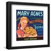 Mary Agnes Brand Louisiana Sweet Potatoes, Porto Rican Yams-null-Framed Art Print