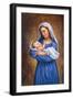 Mary and Baby Jesus-Edgar Jerins-Framed Premium Giclee Print