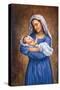 Mary and Baby Jesus-Edgar Jerins-Stretched Canvas