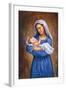Mary and Baby Jesus-Edgar Jerins-Framed Giclee Print
