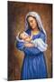 Mary and Baby Jesus-Edgar Jerins-Mounted Giclee Print