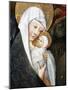 Mary and Child, Detail from Flight into Egypt, Altarpiece from Verdu, 1432-34-Jaume Ferrer II-Mounted Giclee Print