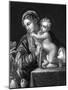 Mary and Jesus-Annibale Carracci-Mounted Art Print