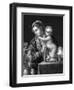 Mary and Jesus-Annibale Carracci-Framed Art Print