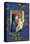 mary and jesus-Maria Trad-Framed Stretched Canvas