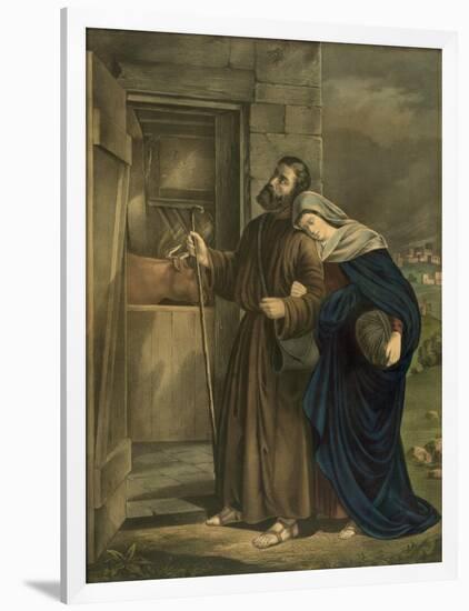 Mary and Joseph-null-Framed Art Print