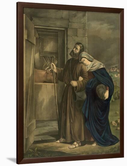 Mary and Joseph-null-Framed Art Print