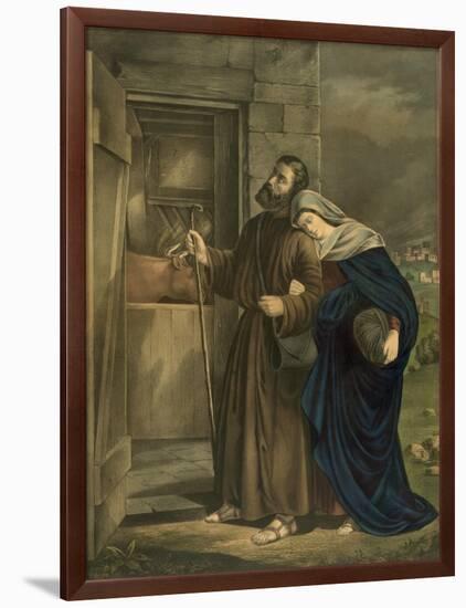 Mary and Joseph-null-Framed Art Print