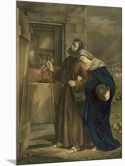 Mary and Joseph-null-Mounted Art Print