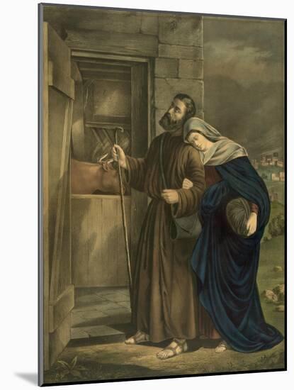 Mary and Joseph-null-Mounted Art Print