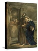 Mary and Joseph-null-Stretched Canvas