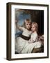 Mary and Louise Kent, C.1784-84-George Romney-Framed Giclee Print