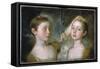 Mary and Margaret Gainsborough-Thomas Gainsborough-Framed Stretched Canvas