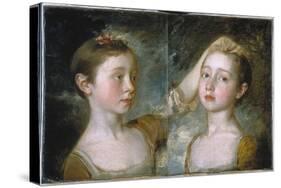 Mary and Margaret Gainsborough-Thomas Gainsborough-Stretched Canvas