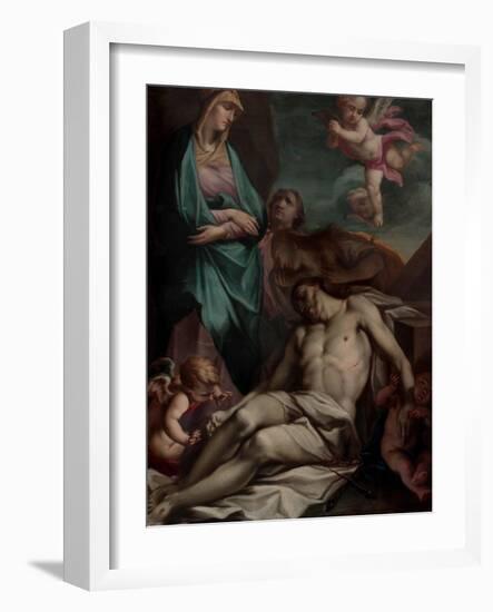 Mary and the Dead Christ-Antonio Balestra-Framed Giclee Print