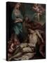 Mary and the Dead Christ-Antonio Balestra-Stretched Canvas