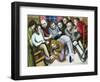 Mary Anointing Jesus' Feet, 1998-Dinah Roe Kendall-Framed Giclee Print