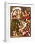 Mary Anointing the Feet of Jesus-English-Framed Giclee Print