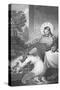 Mary Anointing the Saviour's Feet, from 'The History and Life of Our Blessed Lord and Saviour…-William Hopwood-Stretched Canvas