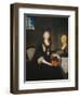 Mary Antoinette in the Prison of Temple on 1793-null-Framed Giclee Print