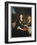 Mary Antoinette in the Prison of Temple on 1793-null-Framed Giclee Print