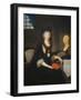 Mary Antoinette in the Prison of Temple on 1793-null-Framed Giclee Print