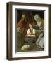 Mary as Child with St. Joachim and St. Anne-Francisco Zurbaran y Salazar-Framed Giclee Print