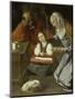 Mary as Child with St. Joachim and St. Anne-Francisco Zurbaran y Salazar-Mounted Giclee Print