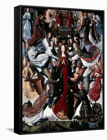 Mary as Queen of Heaven-null-Framed Stretched Canvas