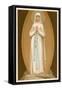 Mary as Supposedly Seen by Bernadette Soubirous in the Grotto-Laugee-Framed Stretched Canvas